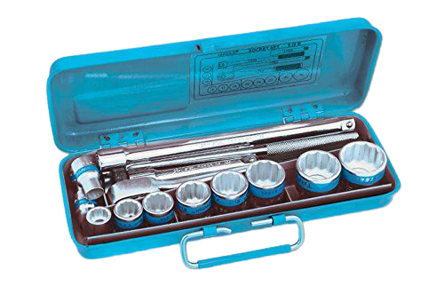 Taparia S-22HXL Square Drive Socket Sets (1/2")