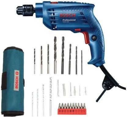 BOSCH 06012161FL GSB 450 With Wrapset Impact Drill