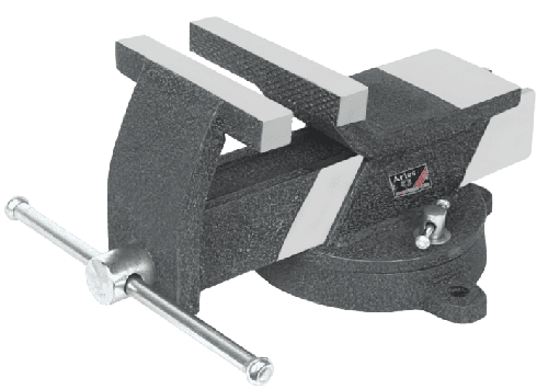 Aries All Steel Bench Vice M.S. Fabricated Swivel Base Code 564 R – 100MM | 4 inch