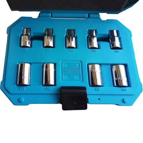Taparia SES 9 E - Sockets Set - 12.7mm (1/2) Square Drive 