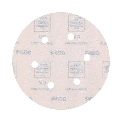 Taparia 152.4 mm (6 Inch) 400 Grit Gold Velcro Disc VDG 66400