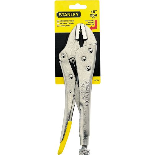 Stanley 84-371 Straight Jaw Locking Plier-10 In Length
