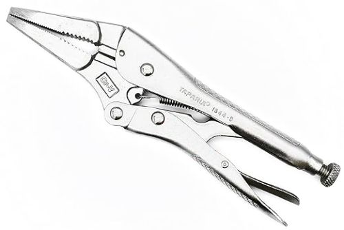 Taparia 1644-9 Long Nose Jaw Locking Pliers 9 inch, 215mm