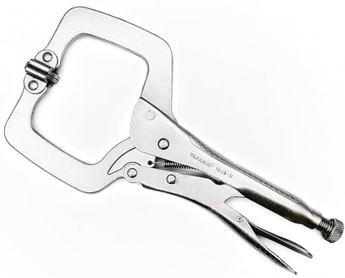 Taparia 1645-11 Locking Pliers Clamp with Swivel Pad 11 inch, 280mm
