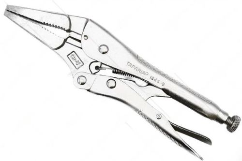 Taparia 1644 Long Nose Jaw Locking Pliers 9 inch, 215mm