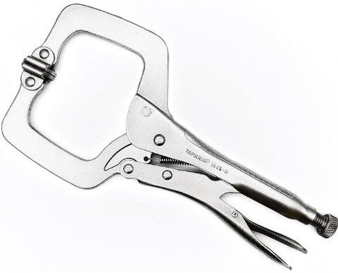 Taparia 1645 Locking Pliers Clamp with Swivel Pad 11 inch, 280mm
