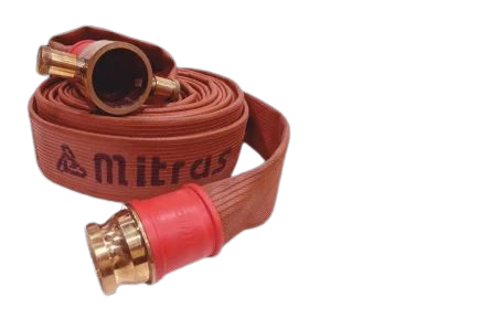Mitras Non-Percolating Flexible Fire Fighting Delivery Hose (Covered) Type 3 ID: 63 MM (30 Mtrs)