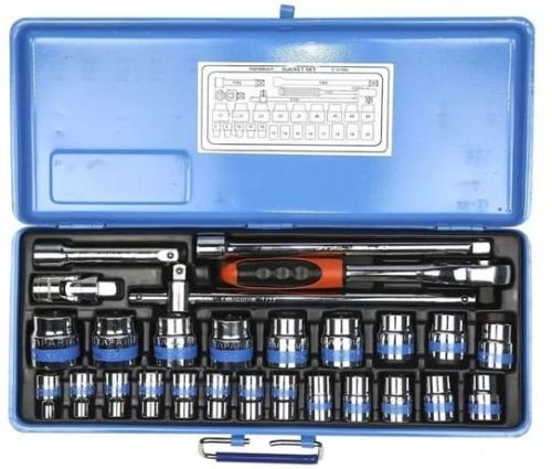 Taparia S-11HXL Square Drive Socket Sets (1/2")