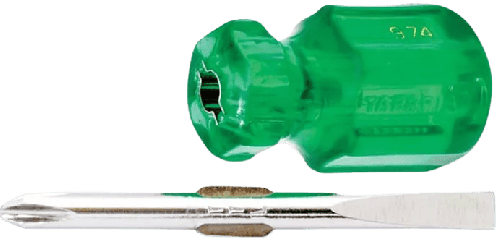 Taparia 974 Two in One Stubby Screw Driver