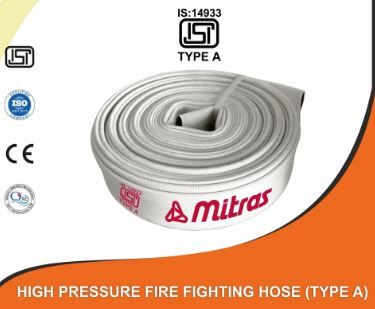 Mitras High Pressure Fire Fighting Hose (Type A) ID: 63 MM (30 Mtrs)