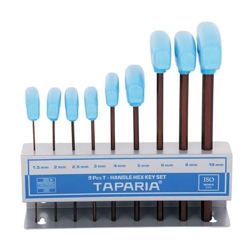 Taparia TAKM9 T-Handle Allen Key Sets 9Pcs.