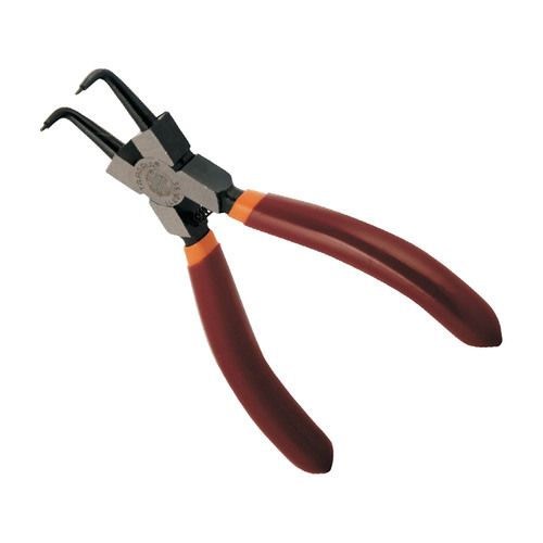 Taparia 1442-5S Bent Nose Circlip Pliers Pvc Dip Coated Sleeve (120mm)