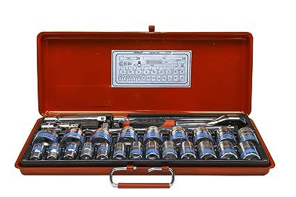 Taparia S-11HXL Square Drive Socket Sets (1/2")