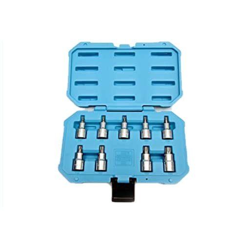 Taparia SBST 9 Torx Bits Sockets Set - 12.7 mm (1/2) Square Drive 