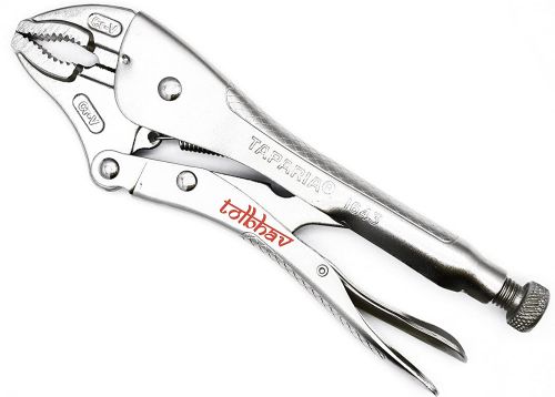 Taparia 1643 Curved Jaw Nose Locking Pliers